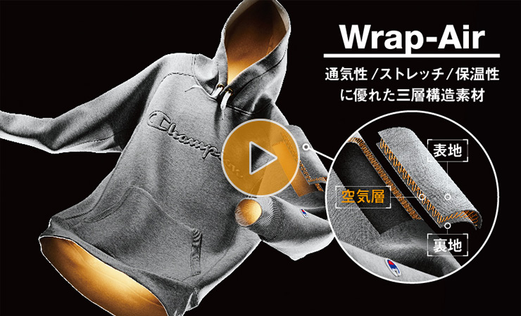 Wrap-Air | SMART ATHLETIC | チャンピオン [ Champion ] 公式通販サイト