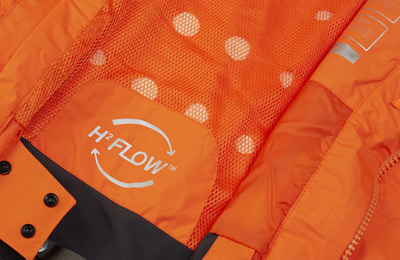 空気の層で衣服内温度を調整