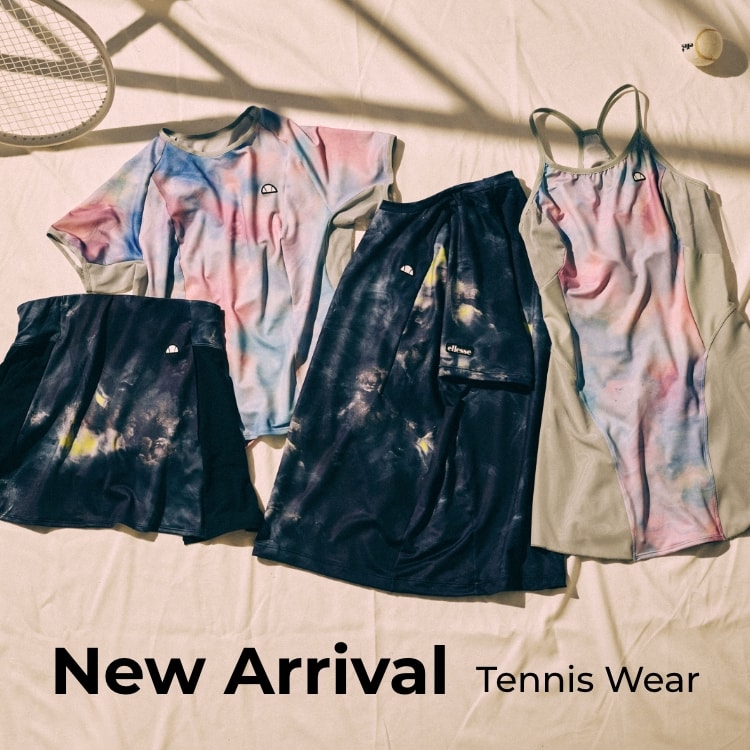 New Arrival Tennis Wear - 2022 Spring | ellesse エレッセ | ゴールドウイン オフィシャルサイト