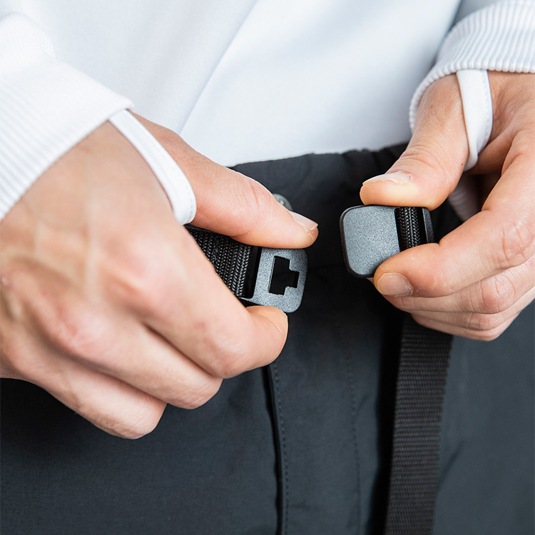 クリックバックルウエストベルト