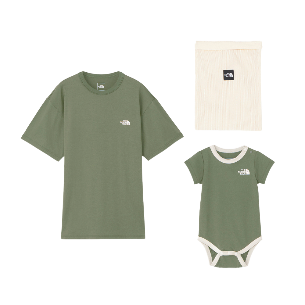 CR S/S Tee & Baby Rompers Set