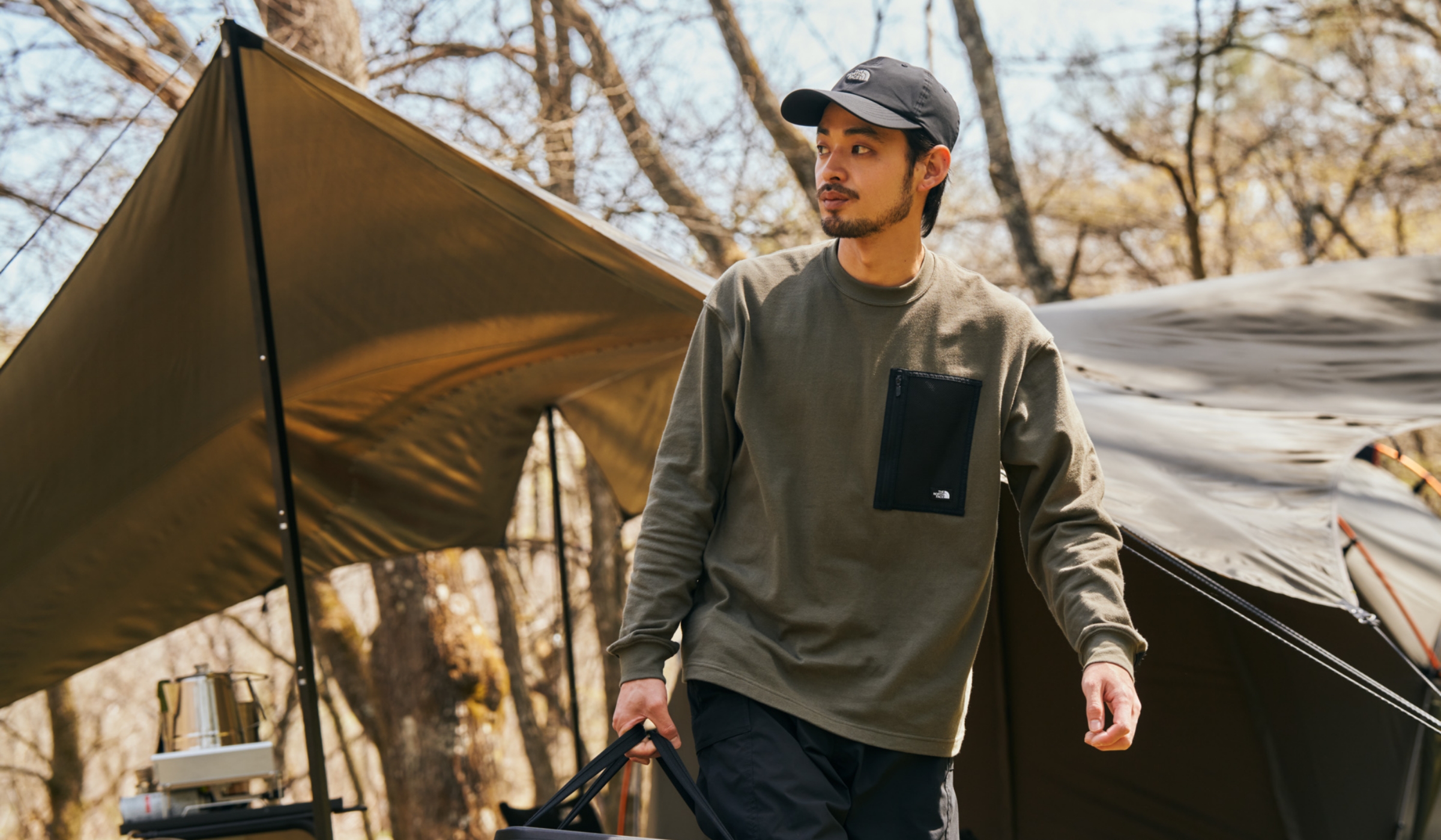 L/S Field Pocket Tee | Online Camp Store | THE NORTH FACE CAMP