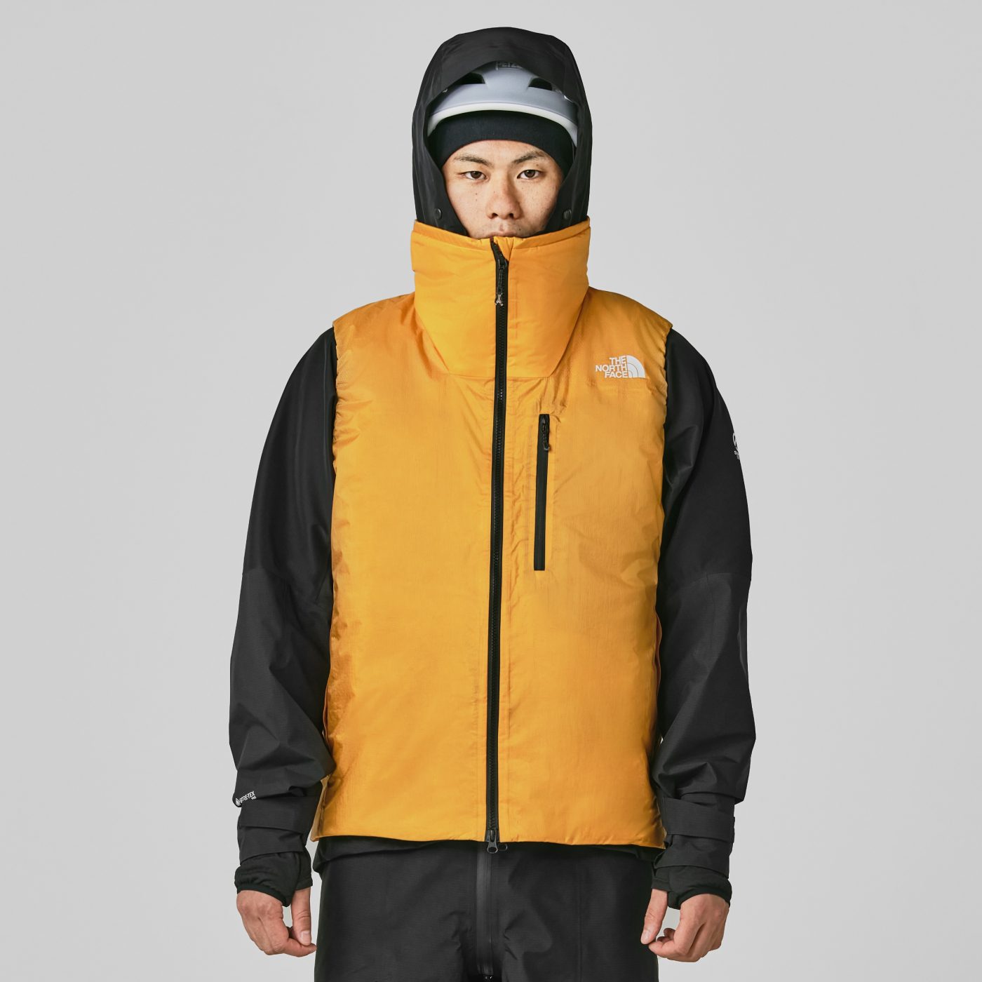 the north face hedge over vest