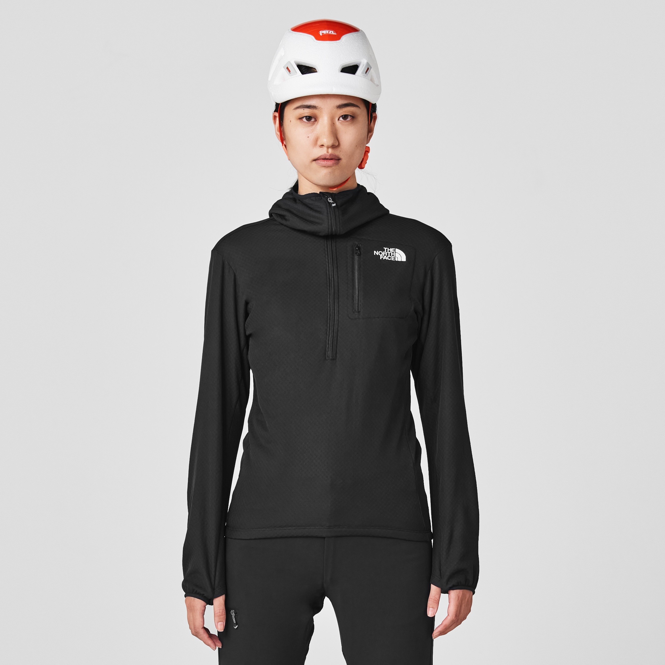 EXPEDITION GRID FLEECE HOODIE (NL62121 / UNISEX) - THE NORTH FACE MOUNTAIN